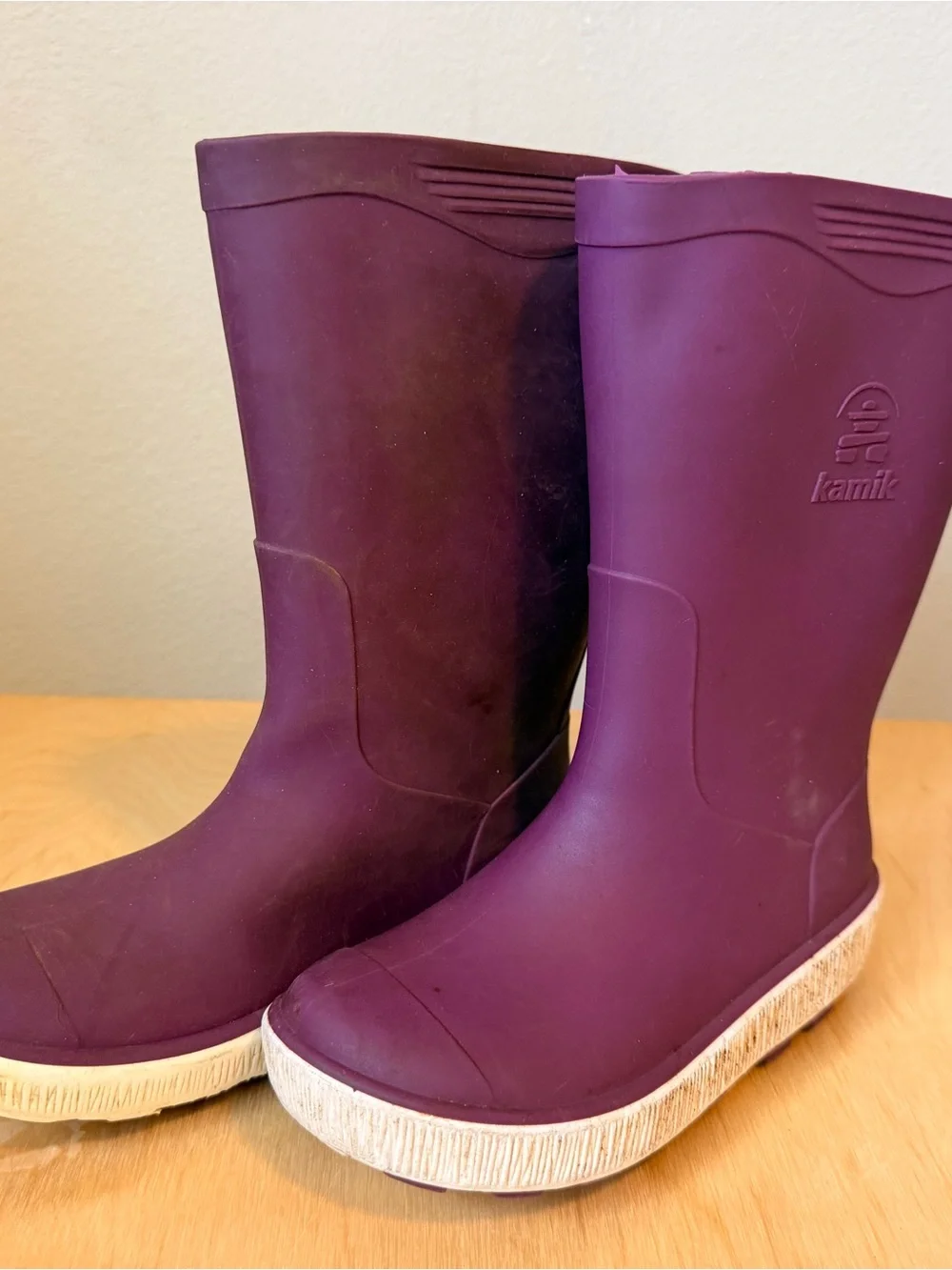 Kamik Riptide Purple Girls' Waterproof Rain Boots